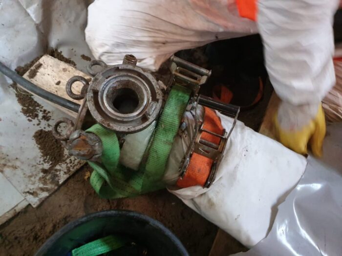 Renowacja wodociągu w technologii rękawa szklanego