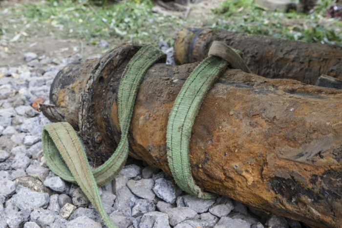 Renowacja wodociągu w technologii rękawa szklanego