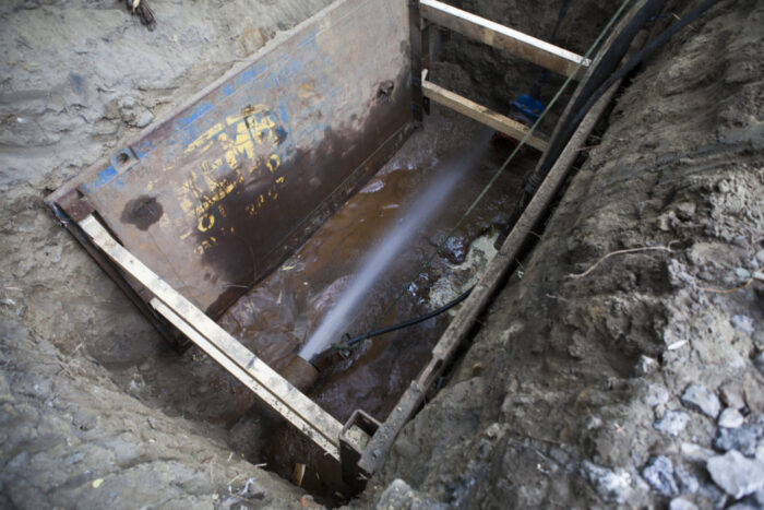 Renowacja wodociągu w technologii rękawa szklanego