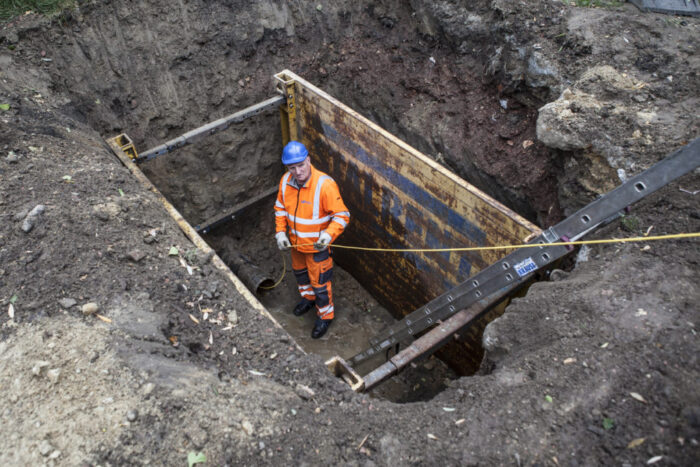 Renowacja wodociągu w technologii rękawa szklanego
