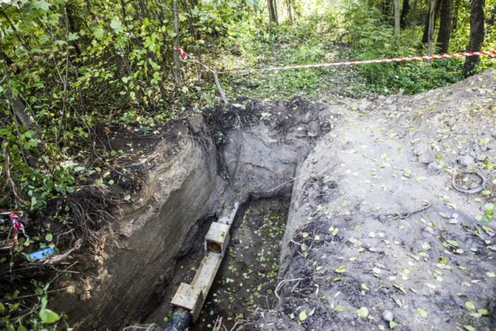 Renowacja wodociągu w technologii rękawa szklanego