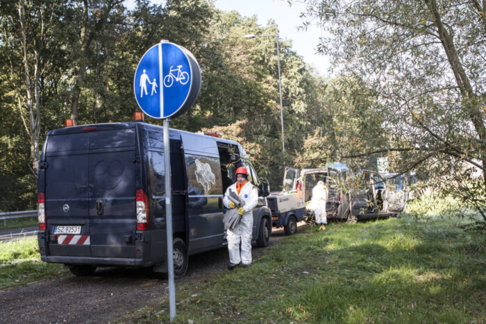 Renowacja wodociągu w technologii rękawa szklanego