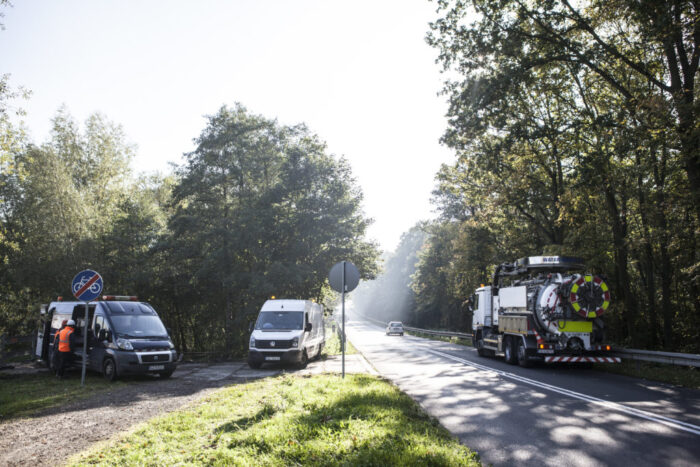 Renowacja wodociągu w technologii rękawa szklanego