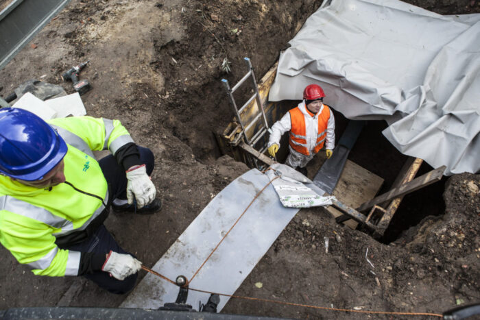 Renowacja wodociągu w technologii rękawa szklanego