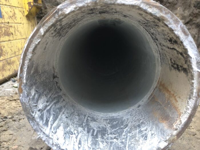 Renowacja wodociągu w technologii rękawa szklanego