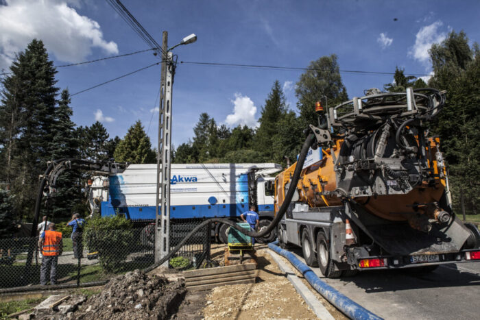 Remont sieci kanalizacji sanitarnej
