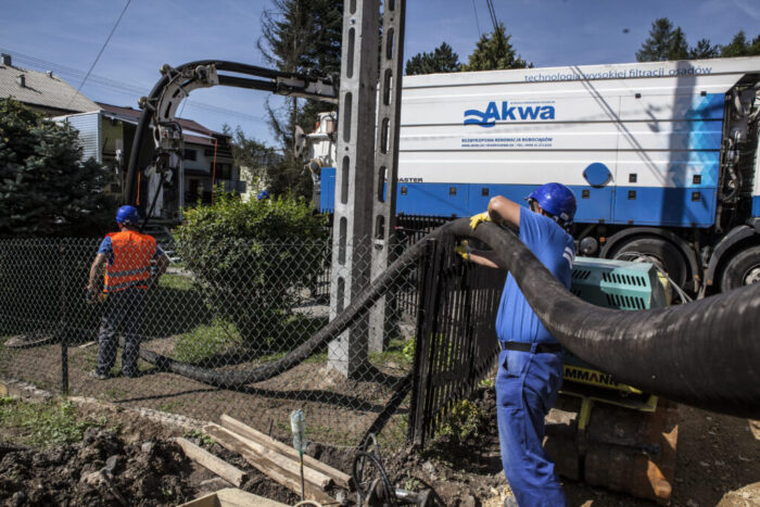 Remont sieci kanalizacji sanitarnej