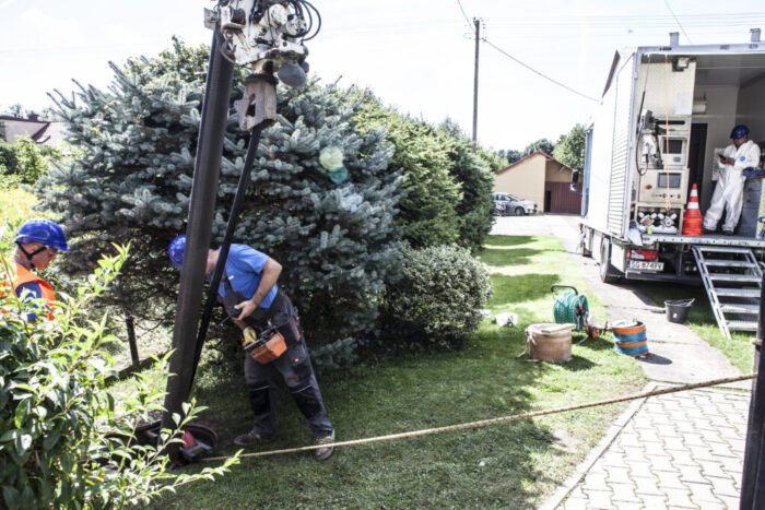 Remont sieci kanalizacji sanitarnej