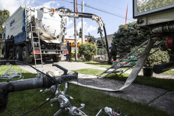 Remont sieci kanalizacji sanitarnej