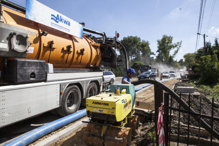 Remont sieci kanalizacji sanitarnej