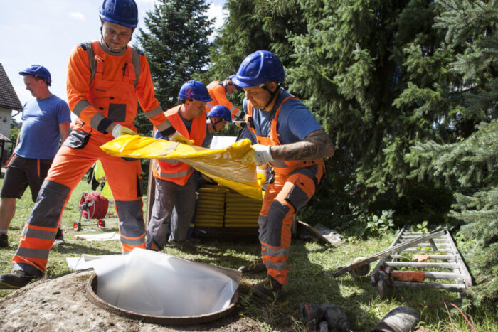 Remont sieci kanalizacji sanitarnej