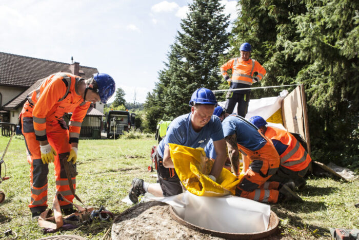 Remont sieci kanalizacji sanitarnej