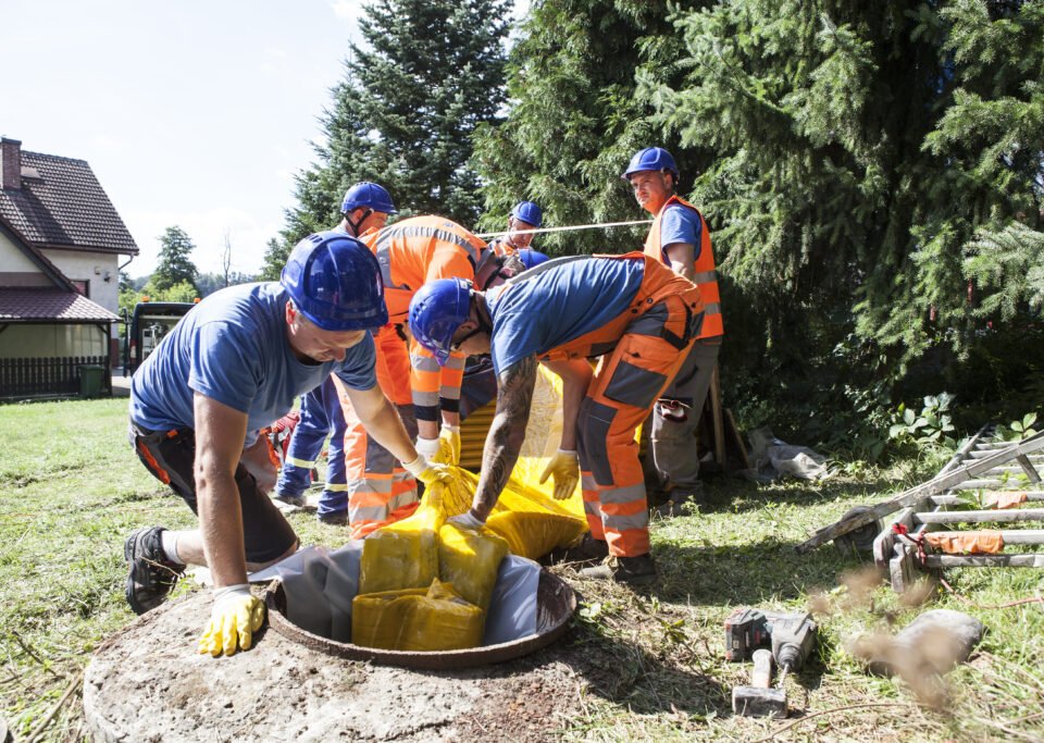 Remont sieci kanalizacji sanitarnej