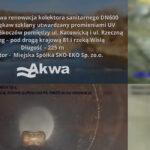 Bezwykopowa renowacja kolektora sanitarnego DN600 w Skoczowie